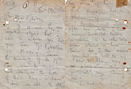 Missing In Action. Letter dated 3rd June 1918 (pages 1 and 2)